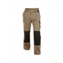 Pantalon BOSTON 245gr DASSY beige noire