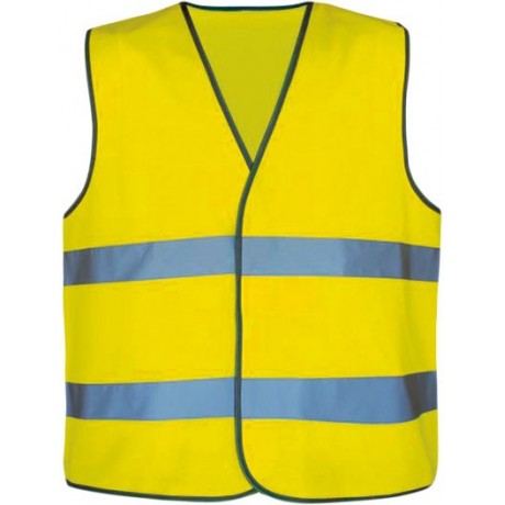 Gilet sécurité fluo Motard haute visibilité avec Pochette