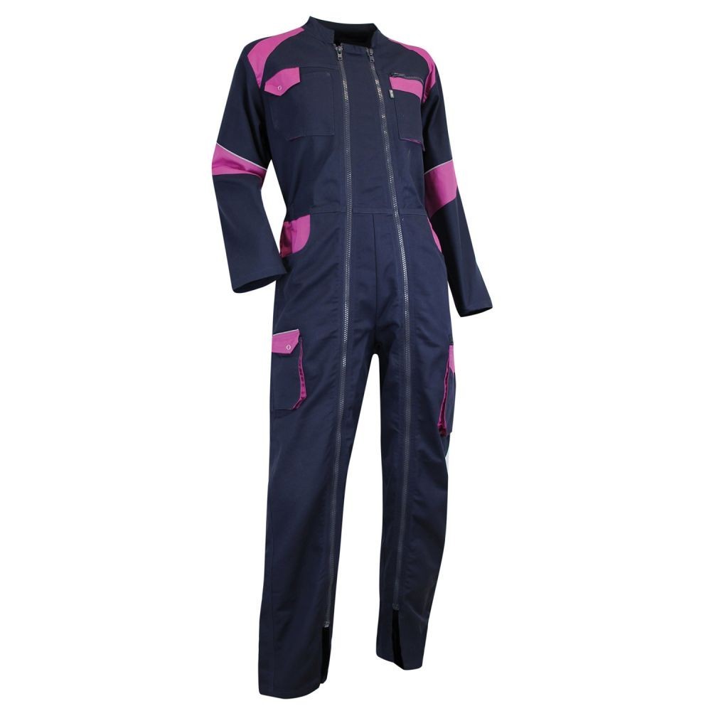 Combinaison 2 ZIPS femme marine rose ORGE LMA I Sécurama Combinaison 2 ZIPS femme marine rose ORGE LMA I Sécurama
