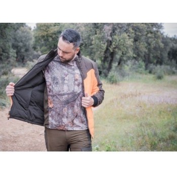 Blouson chasse réversible SOMLYS haut de gamme orange