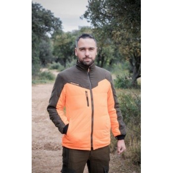 Blouson chasse réversible SOMLYS haut de gamme orange