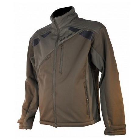 Veste newtek softshell verte 420 sherpa Somlys