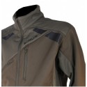 Veste newtek softshell verte 420 sherpa Somlys