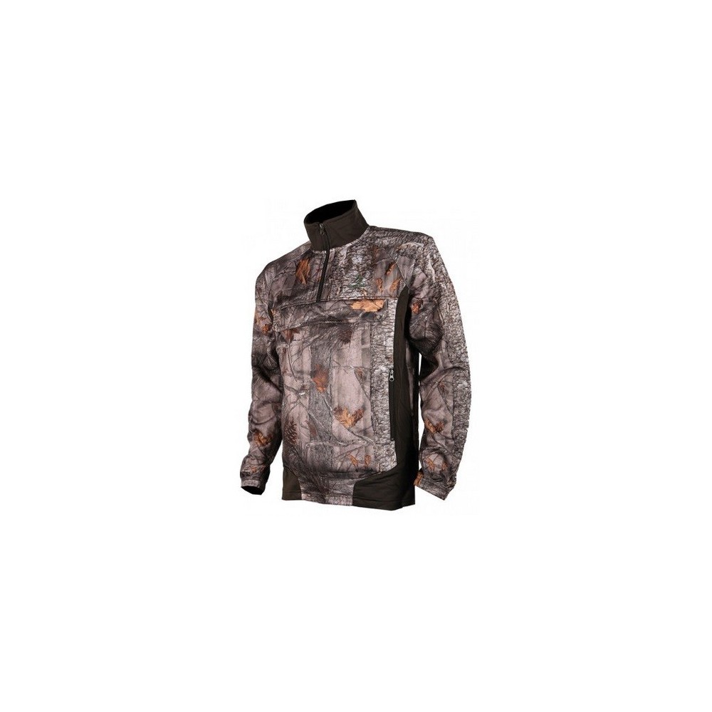 Sweat chasse T290 TREELAND polarsan camo Forest souple et léger