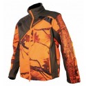 Veste SOMLYS habillée Softshell Newtek sherpa camouflage orange