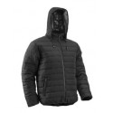 blouson thermique noir à capuche