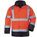 7ROPO ou 7 ROPY Parka haute visibilité 4 en 1 orange COVERGUARD