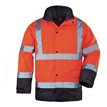 7ROPO ou 7 ROPY Parka haute visibilité 4 en 1 orange COVERGUARD