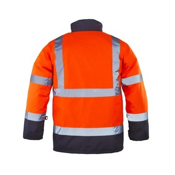 7ROPO ou 7 ROPY Parka haute visibilité 4 en 1 orange COVERGUARD