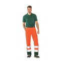 Pantalon multirisque haute visibilité PLANAM orange vert homme