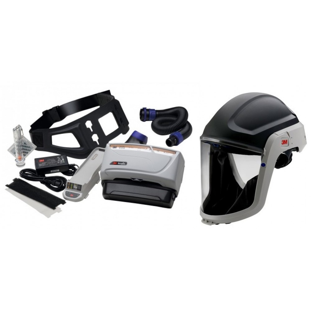 Kit ventilation assistée VERSAFLO A2P3 casque M-306 Kit ventilation assistée VERSAFLO A2P3 casque M-306