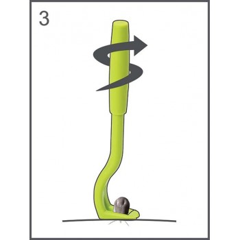 Tire tique 2 crochets maladie de Lyme H3D