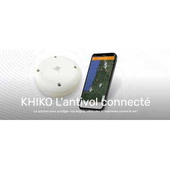 Balise Antivol autonome KHIKO connecté engins, tracteurs