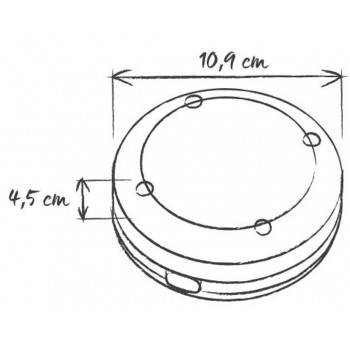 Dimensions Balise Antivol autonome KHIKO sans abonnement