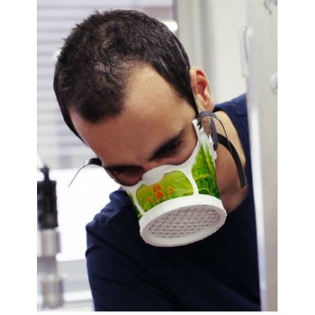 Homme avec masque OCOV agri