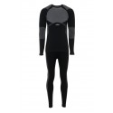 Ensemble sous vêtement thermique élasthanne PLANAM noir