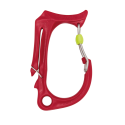 Mousqueton porte outil HONOS COURANT ELAGAGE rouge