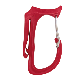 Mousqueton porte outil HONOS COURANT ELAGAGE 112mm rouge