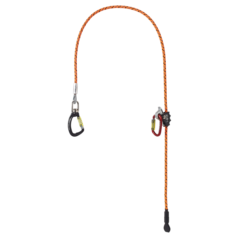 Longe armée élagage avec mousqueton