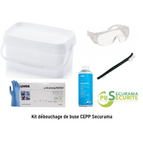 Kit débouchage de buse intervention au champs Sécurama