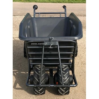 Les deux moteurs de la brouette électrique ZOETTE