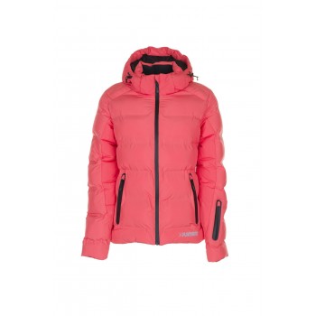 Veste femme chaude matelassée corail 1