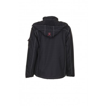 Dos de la veste BASALT noire hiver PLANAM