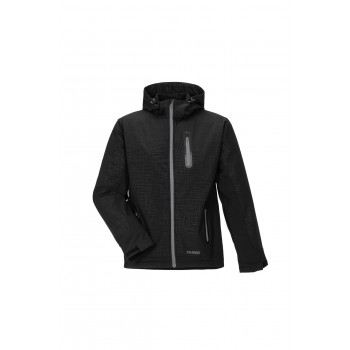 Veste softshell noir CUBE