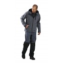 Homme et veste softshell ardoise CUBE
