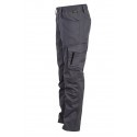 pantalon de travail stretch anthracite profil