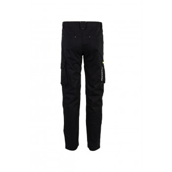 Pantalon de travail stretch noir dos