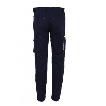 Pantalon de travail stretch marine dos