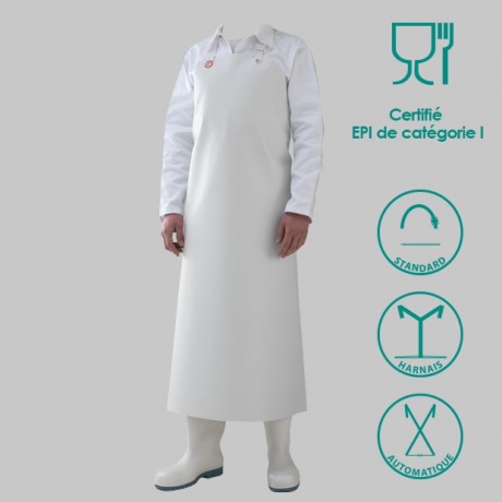 Tablier de Protection nitirle BRAVO sans manche MANULATEX I Sécurama