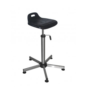 Siège inox ergonomique Assis Debout 5 branches