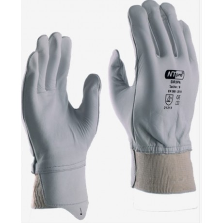 Gants monteur cuir pleine fleur protège artère