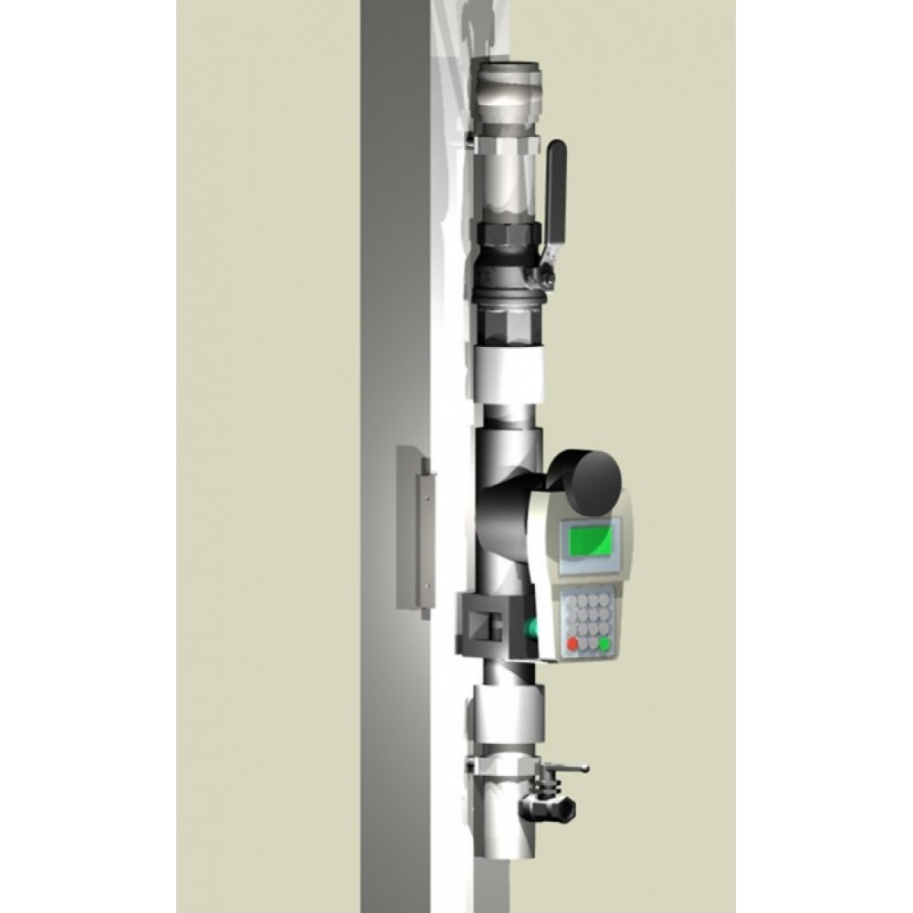 Volucompteur eau engrais bouillie à arrêt automatique sur colonne