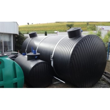 Cuves enterrée ou aérienne PEHD D.P. avec Berceaux Galva