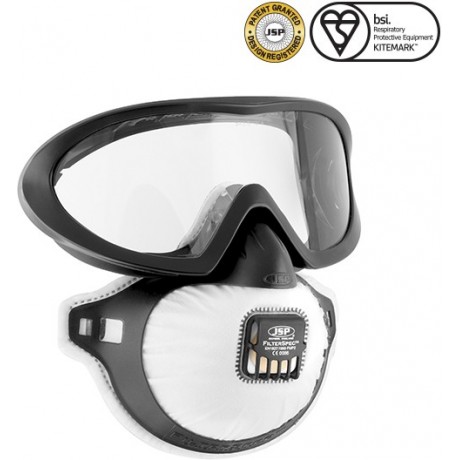 Lunettes masque FILTERSPECT PRO FFP3 à valve JSP I Sécurama