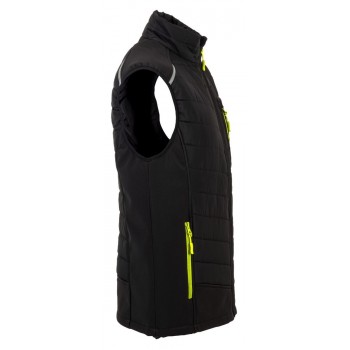 Doudoune matelassée Stretchline PLANAM noir profil