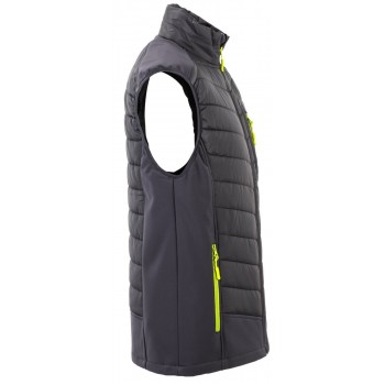 Doudoune matelassée Stretchline PLANAM gris profil