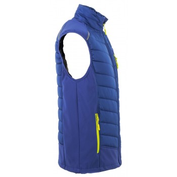 Doudoune matelassée Stretchline PLANAM bleu profil