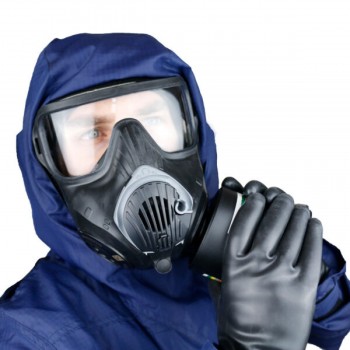 Masque NRBC antibuée à double port OPC50 OUVRY+ poly indus