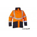 Veste pluie haute visibilité haut de gamme BERGEN CHATARD orange