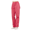 Pantalon mixte polyester coton élastiqué PACO fuchsia PBV
