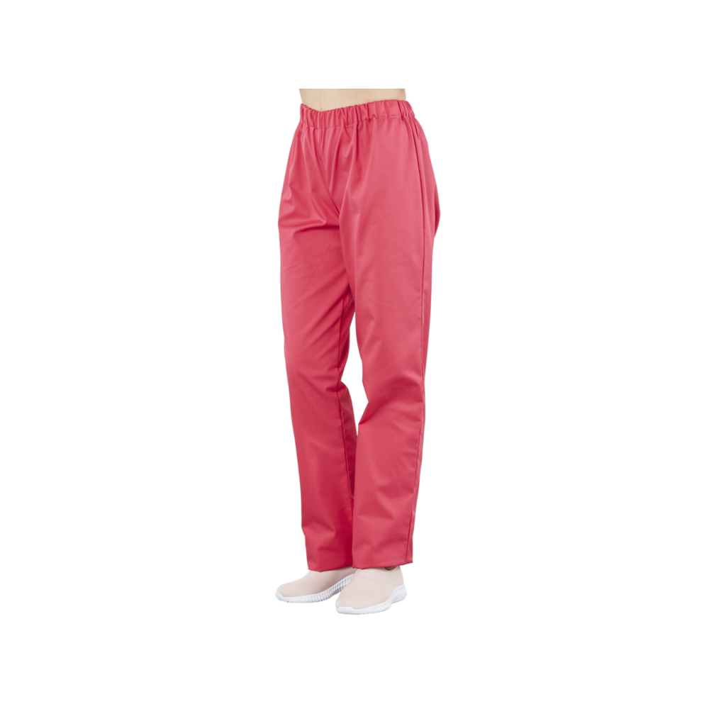 Pantalon mixte polyester coton élastiqué PACO fuchsia PBV Pantalon mixte polyester coton élastiqué PACO fuchsia PBV