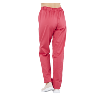 Pantalon mixte polyester coton élastiqué PACO fuchsia PBV