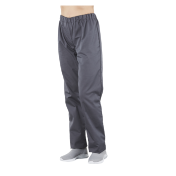 Pantalon mixte polyester coton élastiqué PACO gris PBV