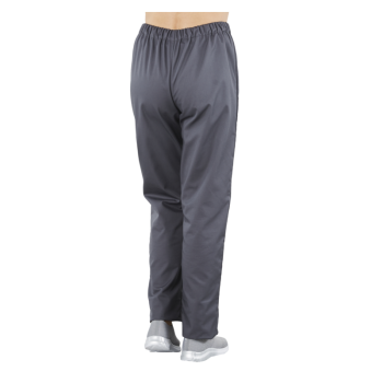 Pantalon mixte polyester coton élastiqué PACO gris PBV