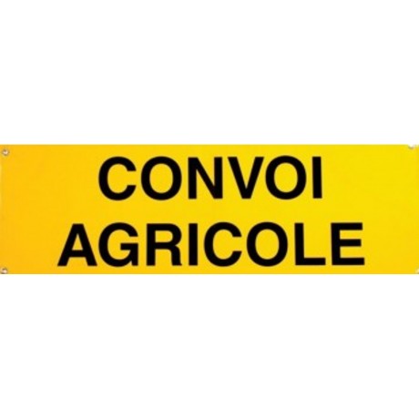 Panneau CONVOI AGRICOLE magnétique 1200 x 40 cm Sécurama