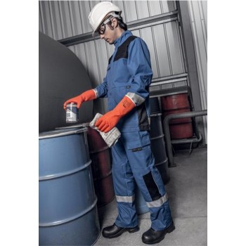 Gant protection chimique polyvalente UCHEM 3500 3121X ACJKLMNOPST UVEX peinture